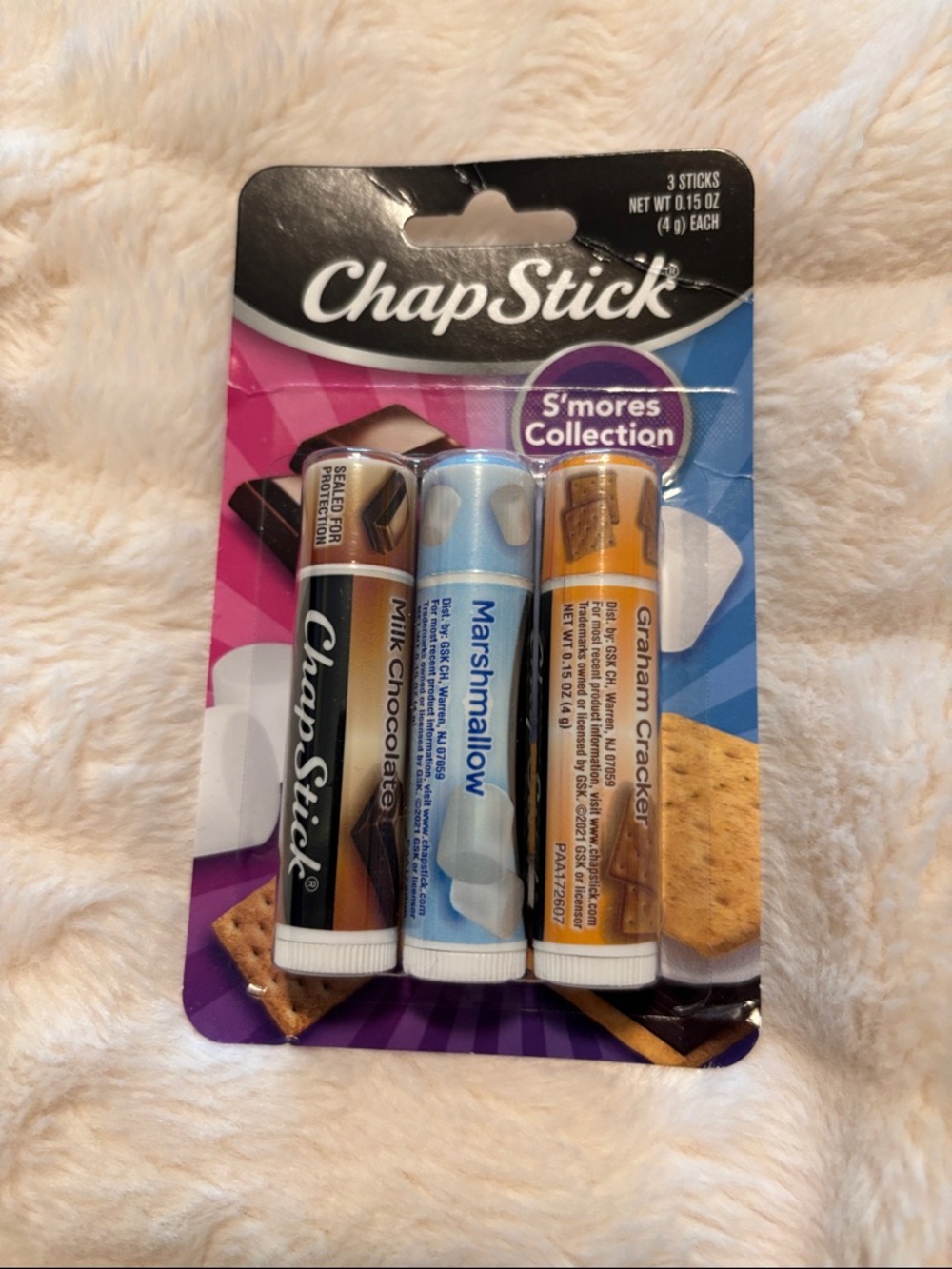 ChapStick S'mores Collection Lip Balm Set - Brown and Cream